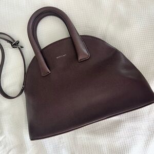 Matt & Nat Plum Vegan Satchel Bag
